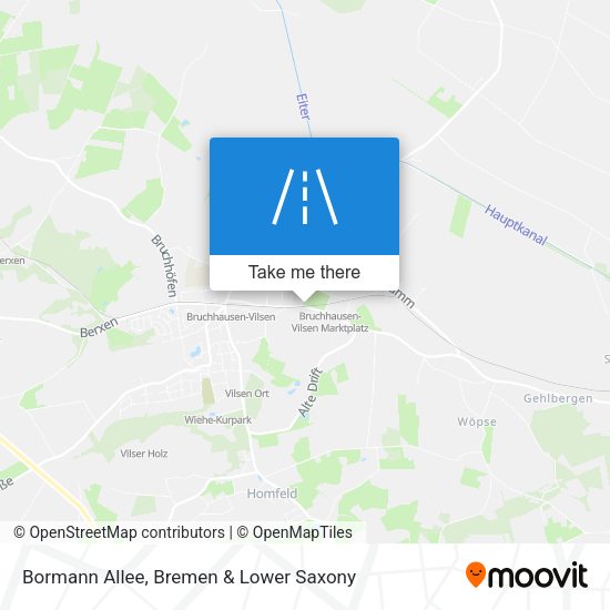 Bormann Allee map