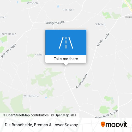 Die Brandheide map