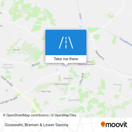 Gosewehr map