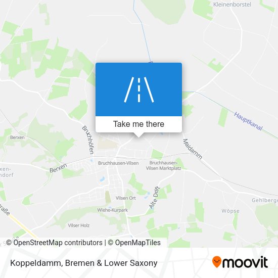 Koppeldamm map
