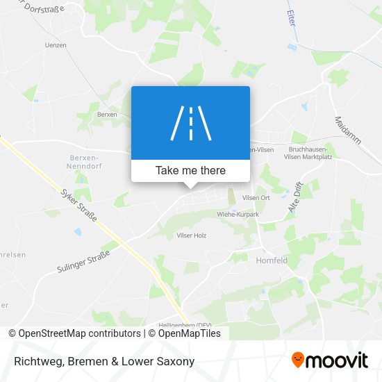 Richtweg map