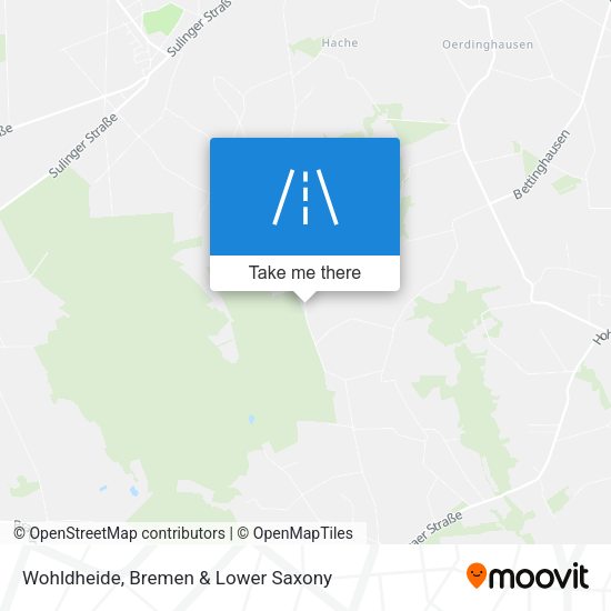 Wohldheide map