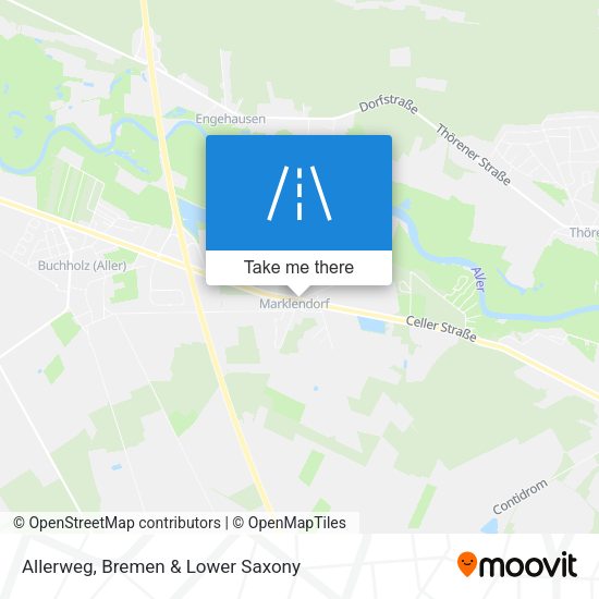 Allerweg map