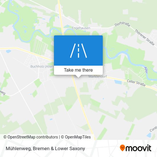 Mühlenweg map