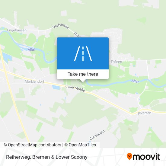 Reiherweg map