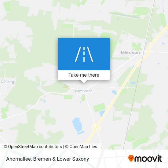 Ahornallee map