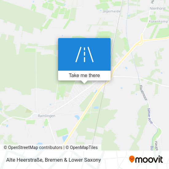 Alte Heerstraße map