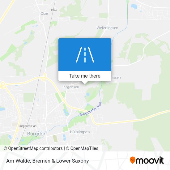 Am Walde map