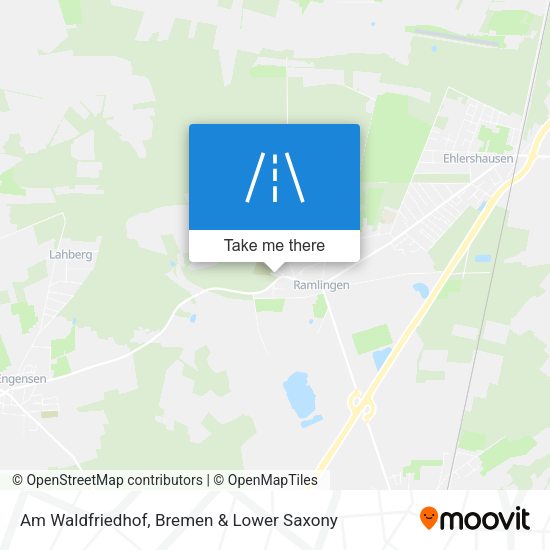 Am Waldfriedhof map