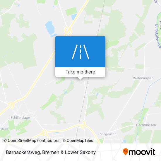 Barnackersweg map