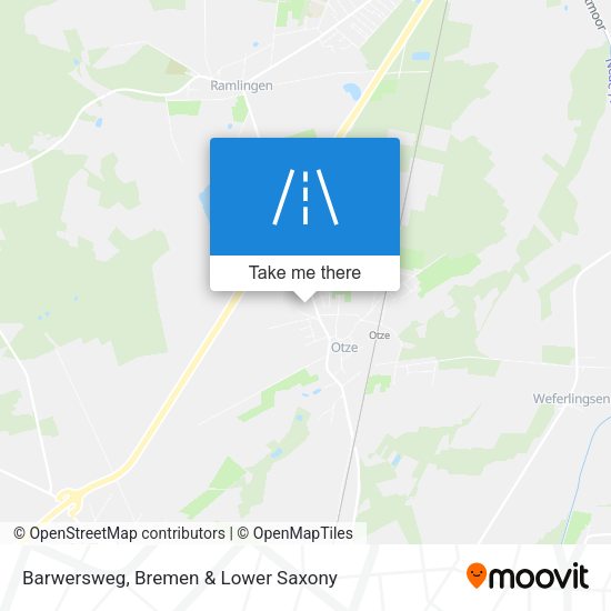 Barwersweg map