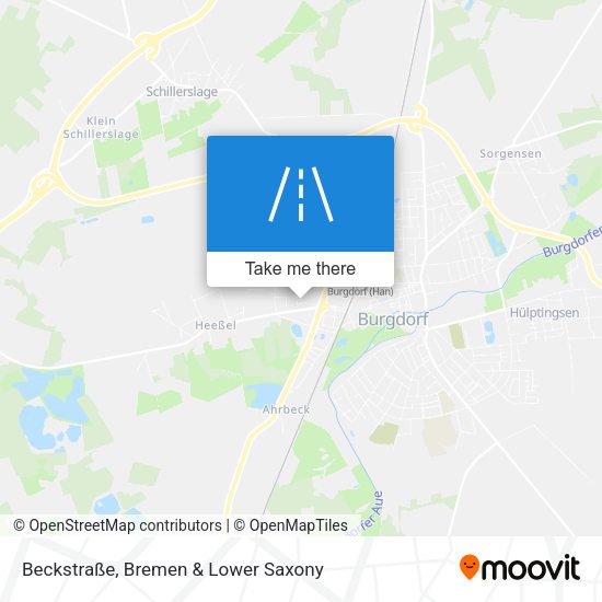 Beckstraße map