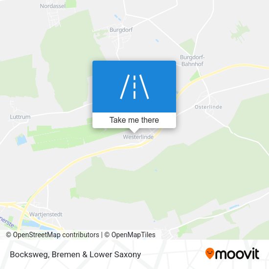 Bocksweg map