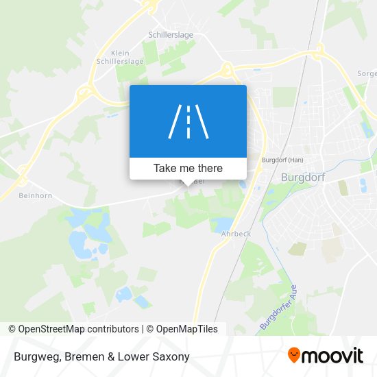 Burgweg map