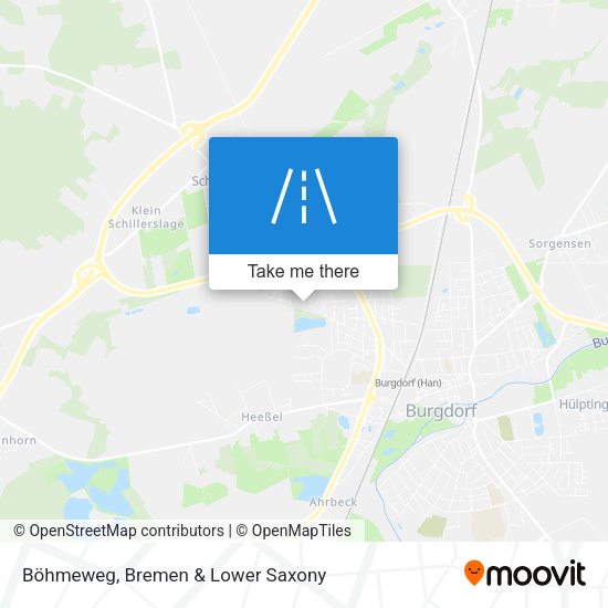 Böhmeweg map