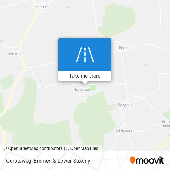 Gersteweg map