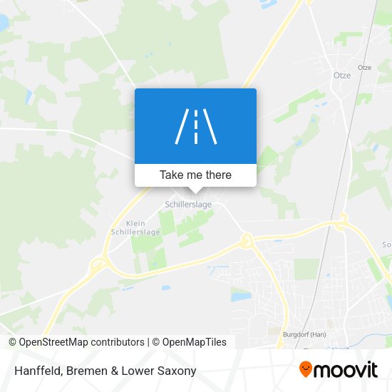 Hanffeld map