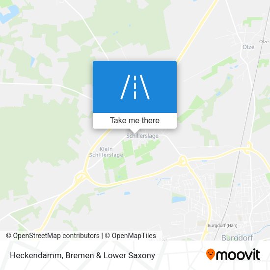 Heckendamm map