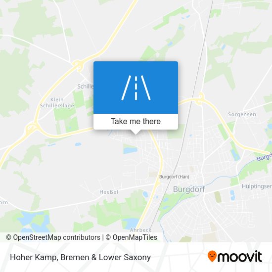 Hoher Kamp map