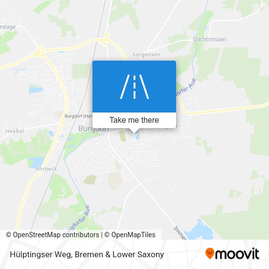 Hülptingser Weg map