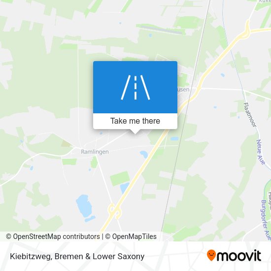 Kiebitzweg map