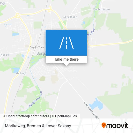Mörikeweg map