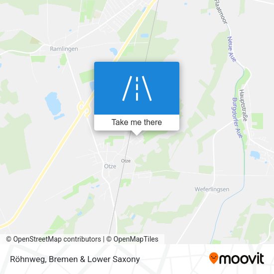 Röhnweg map