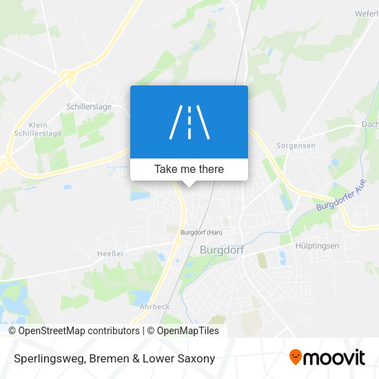 Sperlingsweg map