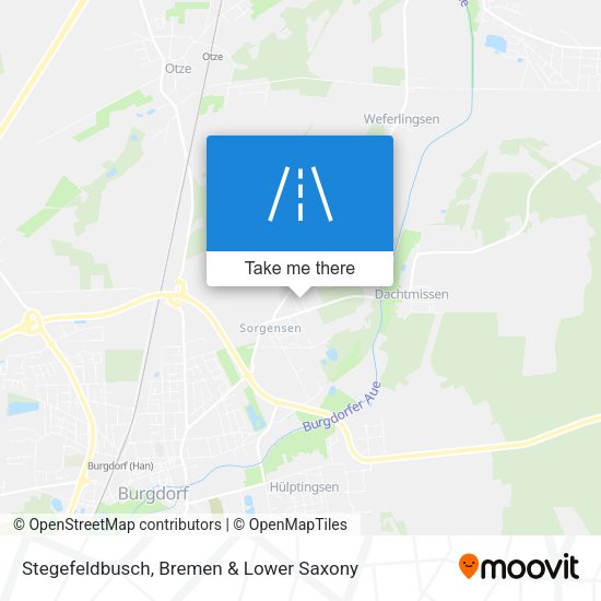 Stegefeldbusch map