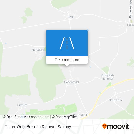 Tiefer Weg map
