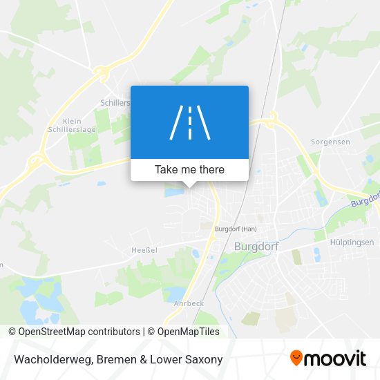 Wacholderweg map