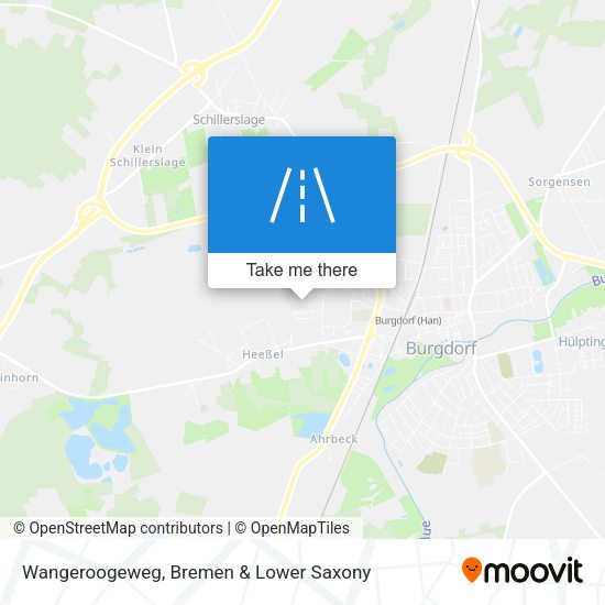 Wangeroogeweg map