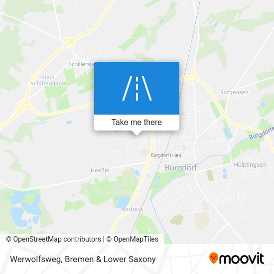 Werwolfsweg map
