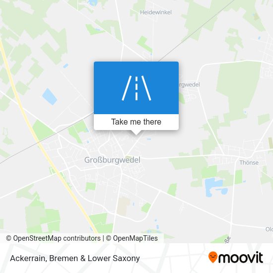 Ackerrain map