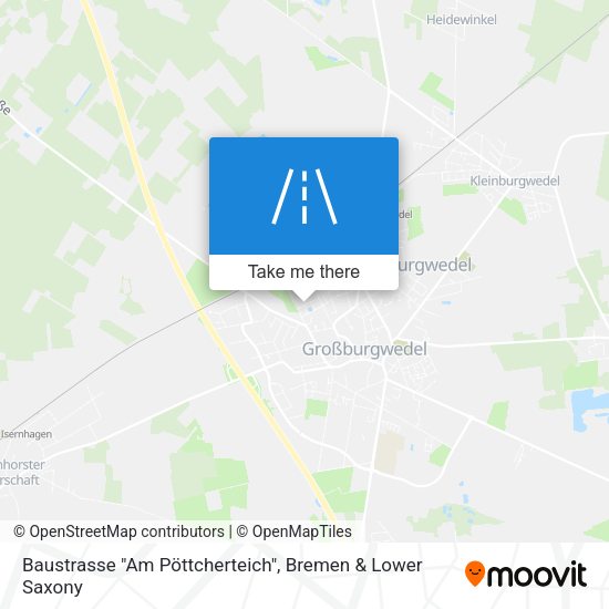 Baustrasse "Am Pöttcherteich" map
