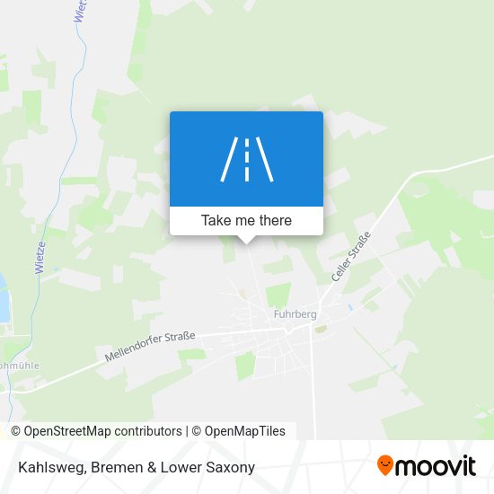 Kahlsweg map