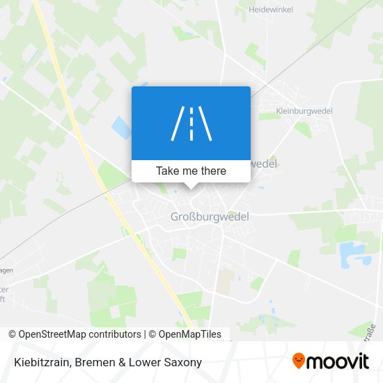 Kiebitzrain map