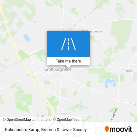 Kokenauers Kamp map