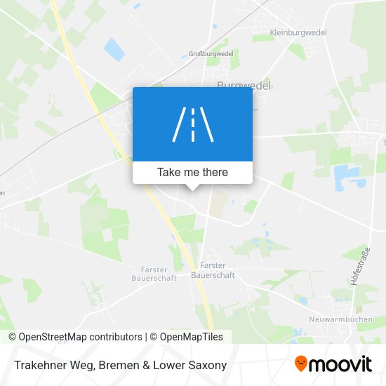 Trakehner Weg map