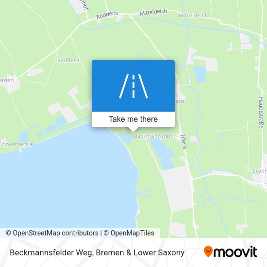 Beckmannsfelder Weg map
