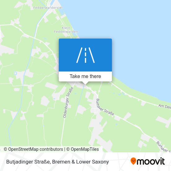 Butjadinger Straße map