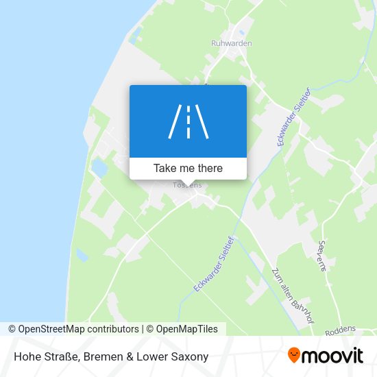 Hohe Straße map