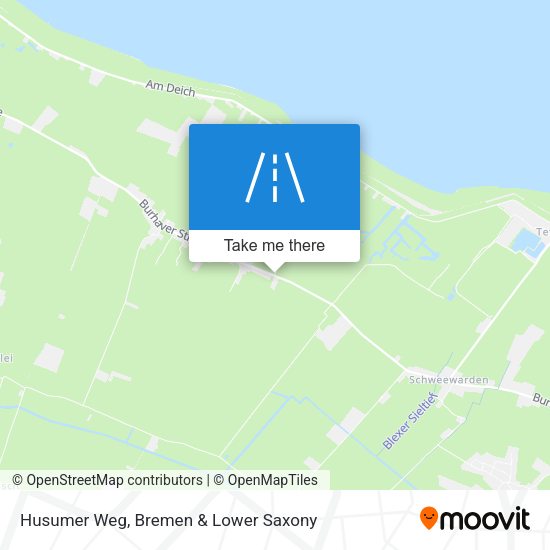 Husumer Weg map