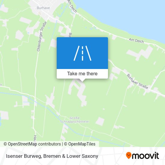 Isenser Burweg map