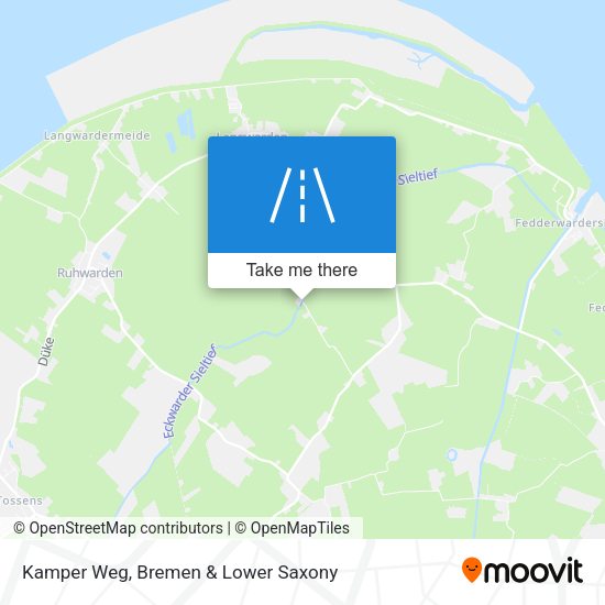 Kamper Weg map