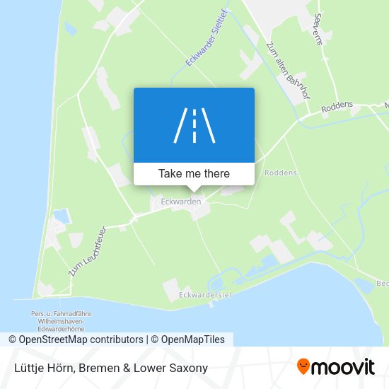Lüttje Hörn map