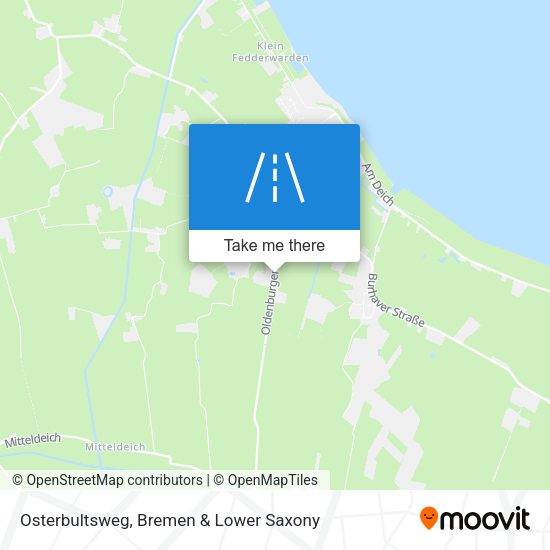 Osterbultsweg map