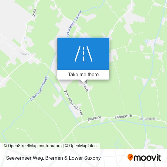 Seevernser Weg map