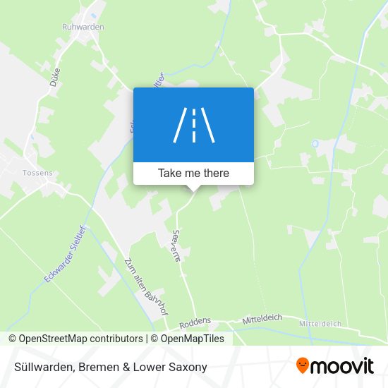 Süllwarden map