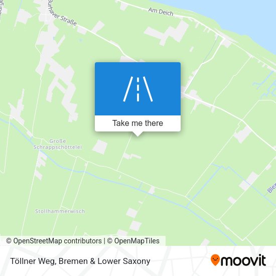 Töllner Weg map